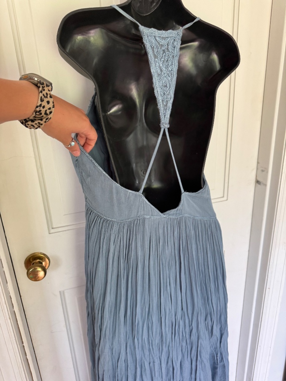 Kimchi Blue Size 10 Blue Maxi Dress - Picture 6 of 16